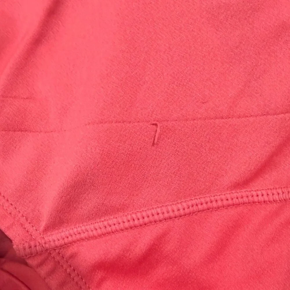 Athleta Running Shorts Women’s Small Pink Coral Athletic Lined Activewear 4”